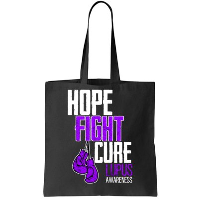 Lupus Awareness Hope Fight Cure Tote Bag