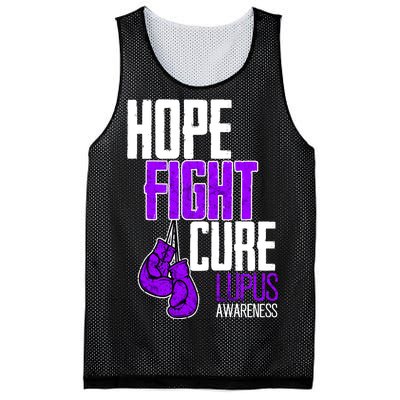 Lupus Awareness Hope Fight Cure Mesh Reversible Basketball Jersey Tank