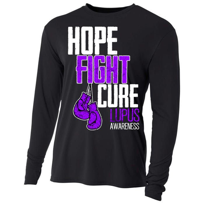 Lupus Awareness Hope Fight Cure Cooling Performance Long Sleeve Crew