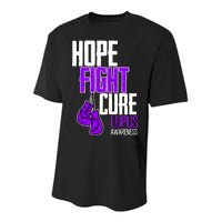 Lupus Awareness Hope Fight Cure Youth Performance Sprint T-Shirt