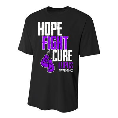 Lupus Awareness Hope Fight Cure Youth Performance Sprint T-Shirt