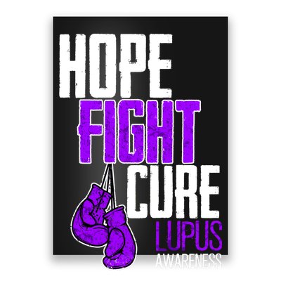 Lupus Awareness Hope Fight Cure Poster