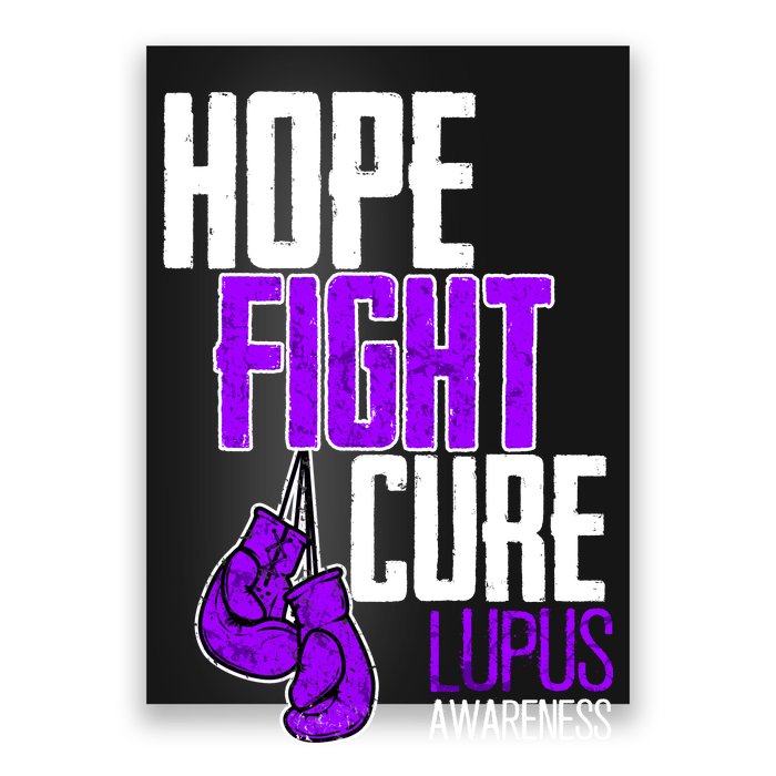 Lupus Awareness Hope Fight Cure Poster