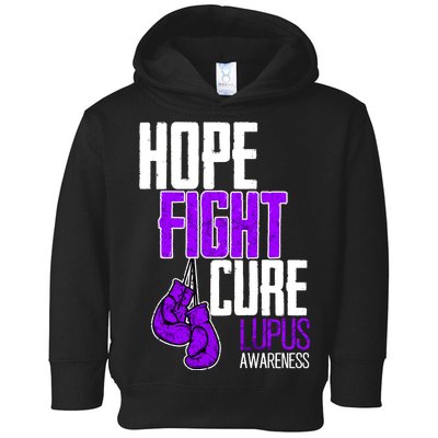 Lupus Awareness Hope Fight Cure Toddler Hoodie