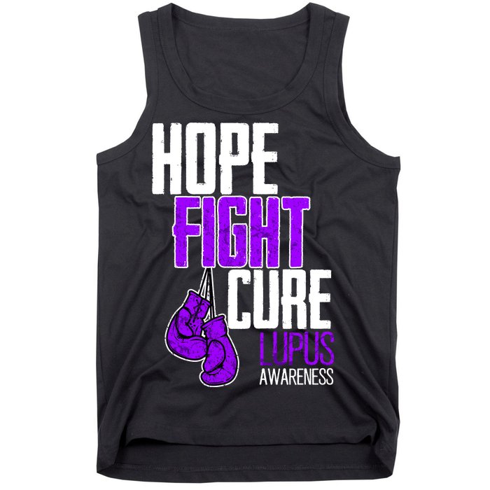 Lupus Awareness Hope Fight Cure Tank Top