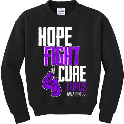 Lupus Awareness Hope Fight Cure Kids Sweatshirt