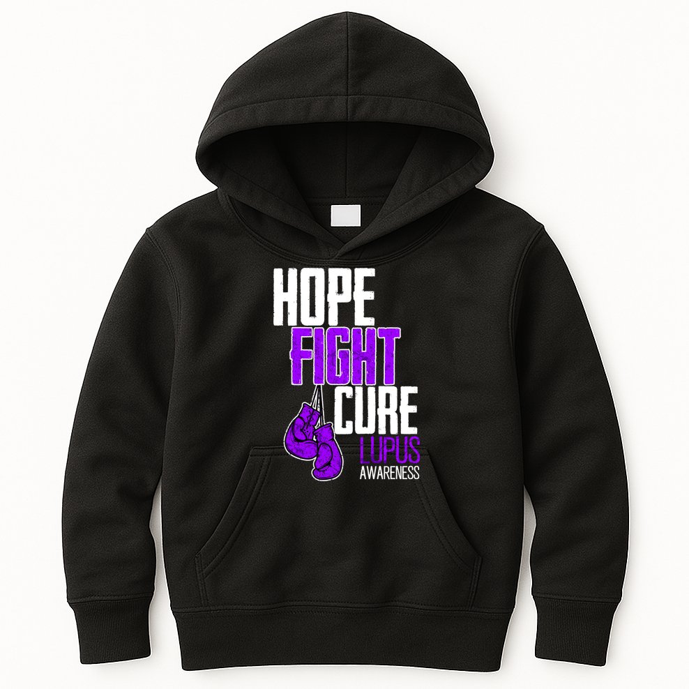 Lupus Awareness Hope Fight Cure Kids Hoodie