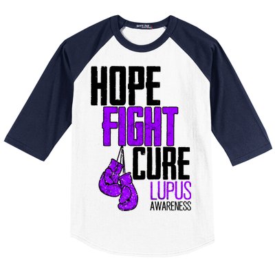 Lupus Awareness Hope Fight Cure Baseball Sleeve Shirt