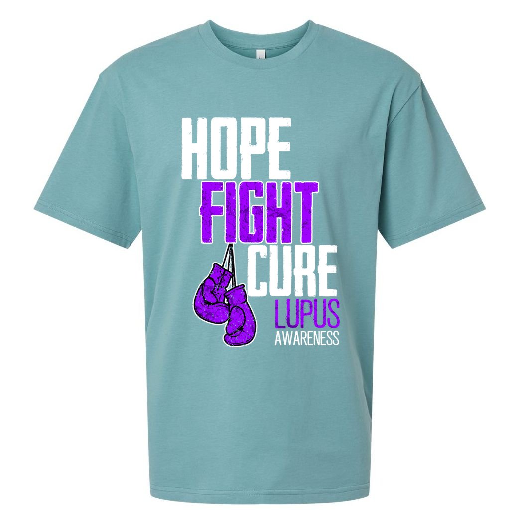 Lupus Awareness Hope Fight Cure Sueded Cloud Jersey T-Shirt