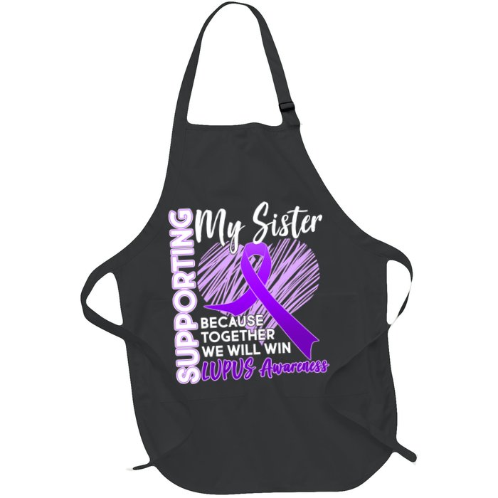 Lupus Awareness Love Support My Sister Apron