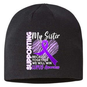 Lupus Awareness Love Support My Sister Sustainable Beanie