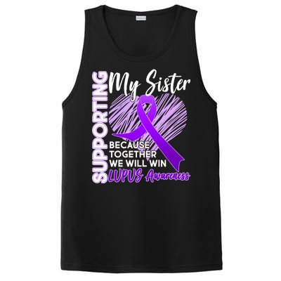 Lupus Awareness Love Support My Sister PosiCharge Competitor Tank