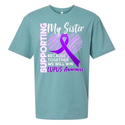 Lupus Awareness Love Support My Sister Sueded Cloud Jersey T-Shirt