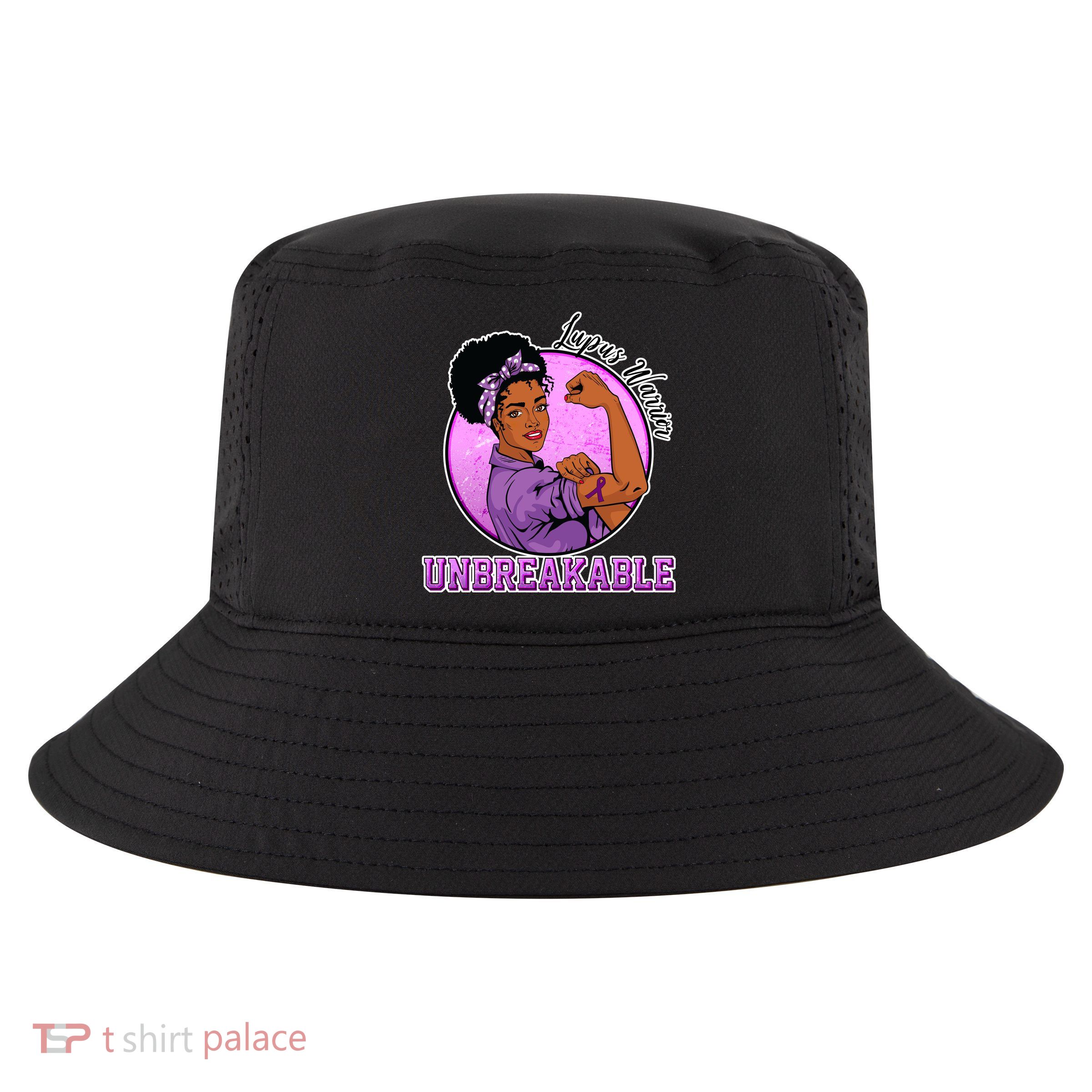 Lupus Awareness Warrior Unbreakable Cool Comfort Performance Bucket Hat