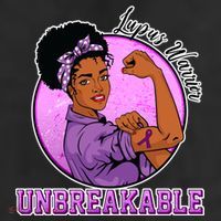 Lupus Awareness Warrior Unbreakable Cool Comfort Performance Bucket Hat
