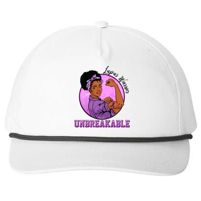 Lupus Awareness Warrior Unbreakable Snapback Five-Panel Rope Hat