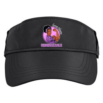 Lupus Awareness Warrior Unbreakable Adult Drive Performance Visor