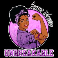 Lupus Awareness Warrior Unbreakable Flatbill Hat