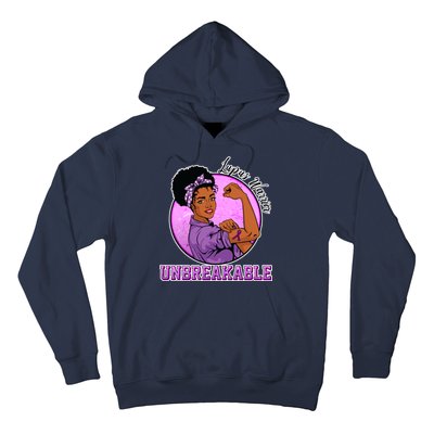 Lupus Awareness Warrior Unbreakable Hoodie