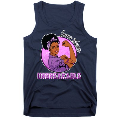 Lupus Awareness Warrior Unbreakable Tank Top