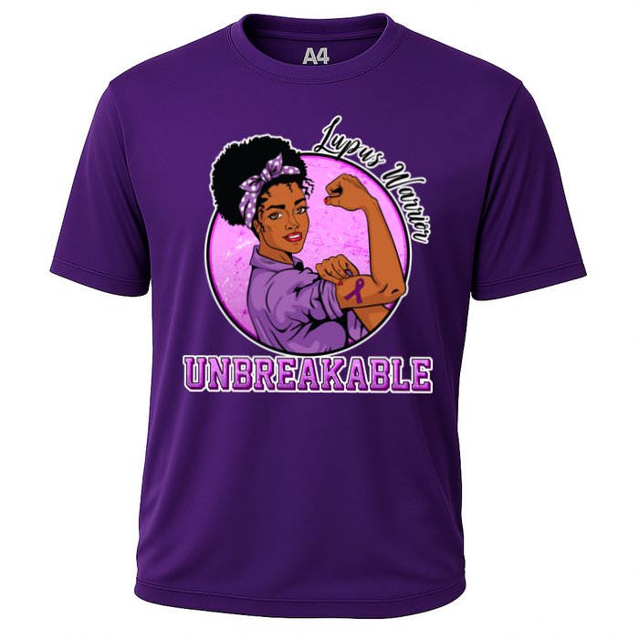 Lupus Awareness Warrior Unbreakable Cooling Performance Crew T-Shirt