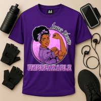 Lupus Awareness Warrior Unbreakable Cooling Performance Crew T-Shirt