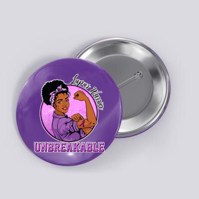 Lupus Awareness Warrior Unbreakable Button