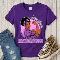 Lupus Awareness Warrior Unbreakable Womens T-Shirt