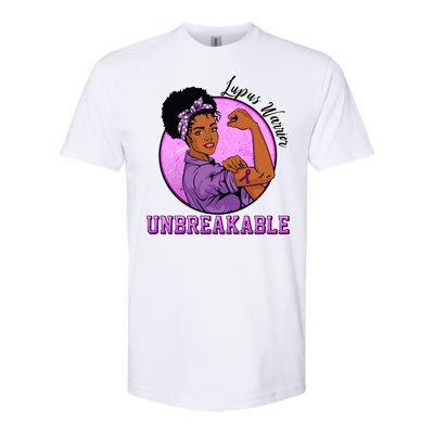 Lupus Awareness Warrior Unbreakable Softstyle® CVC T-Shirt