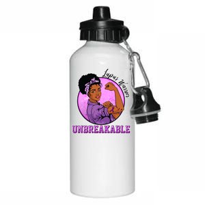 Lupus Awareness Warrior Unbreakable Aluminum Water Bottle