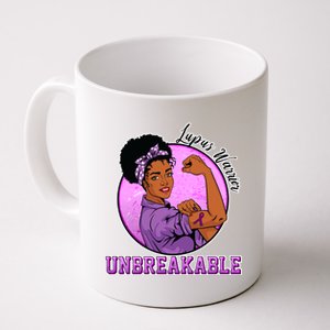 Lupus Awareness Warrior Unbreakable Coffee Mug