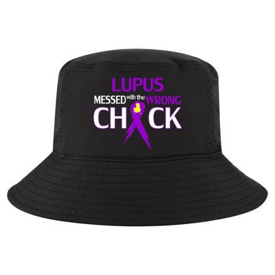 Lupus Messed With The Wrong Chick Cool Comfort Performance Bucket Hat
