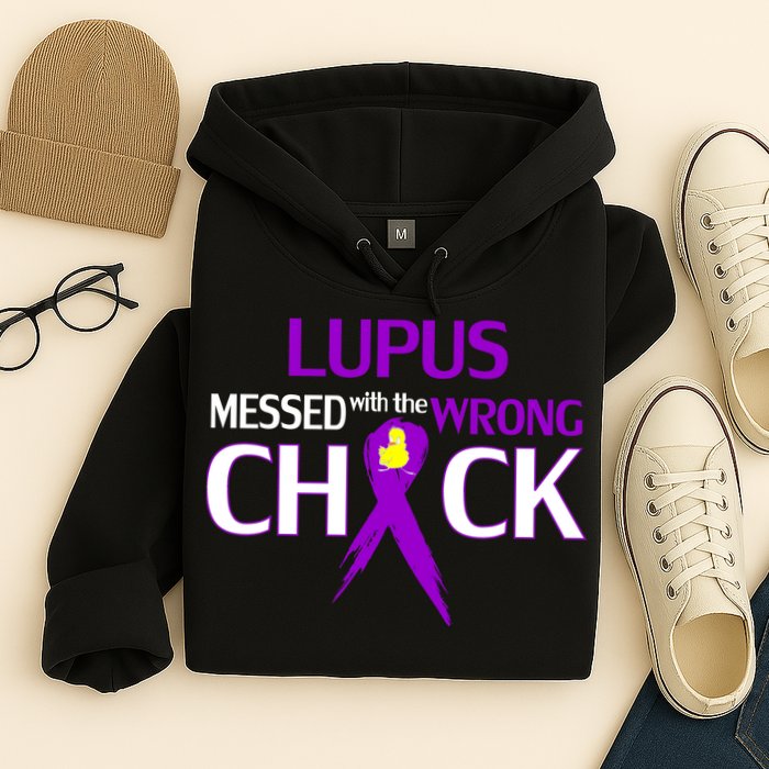 Lupus Messed With The Wrong Chick Hoodie