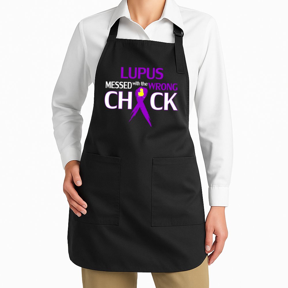 Lupus Messed With The Wrong Chick Apron