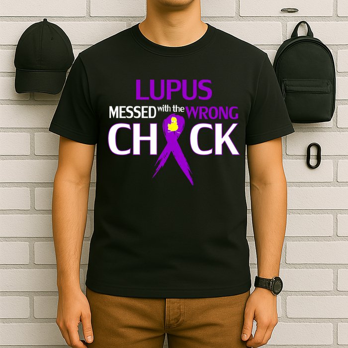 Lupus Messed With The Wrong Chick T-Shirt