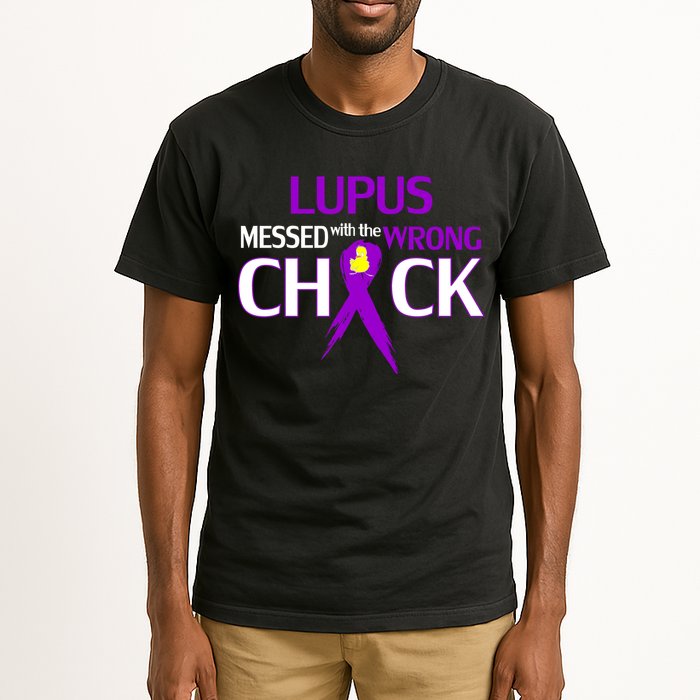 Lupus Messed With The Wrong Chick Tall T-Shirt