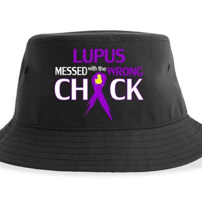 Lupus Messed With The Wrong Chick Sustainable Bucket Hat