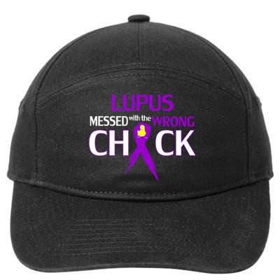 Lupus Messed With The Wrong Chick 7-Panel Snapback Hat