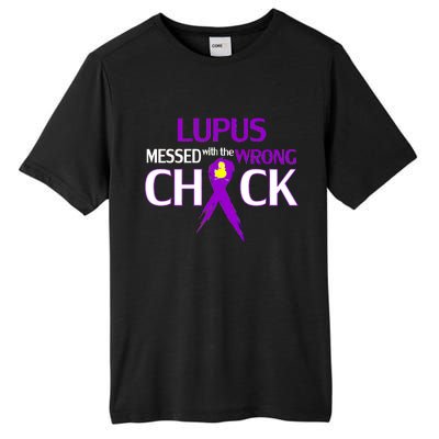 Lupus Messed With The Wrong Chick Tall Fusion ChromaSoft Performance T-Shirt