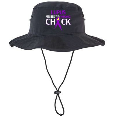 Lupus Messed With The Wrong Chick Bucket Hat
