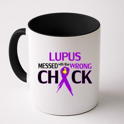 Lupus Messed With The Wrong Chick Mug