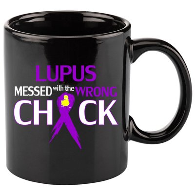 Lupus Messed With The Wrong Chick 11oz C Handle Ceramic Mug