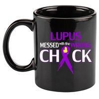 Lupus Messed With The Wrong Chick 11oz C Handle Ceramic Mug