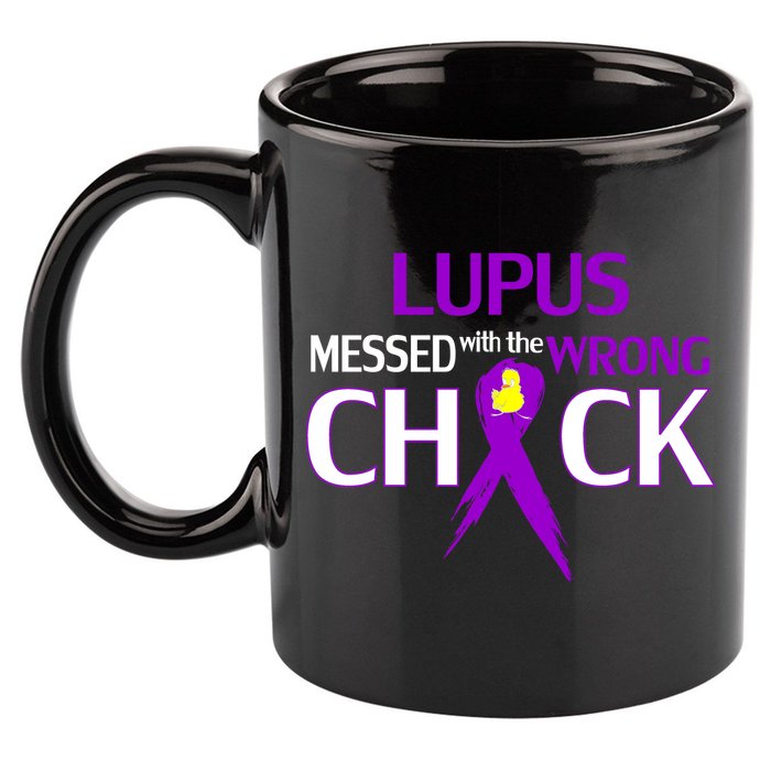 Lupus Messed With The Wrong Chick 11oz C Handle Ceramic Mug