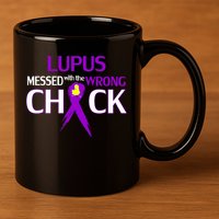 Lupus Messed With The Wrong Chick 11oz C Handle Ceramic Mug