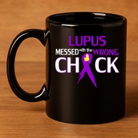 Lupus Messed With The Wrong Chick 11oz C Handle Ceramic Mug