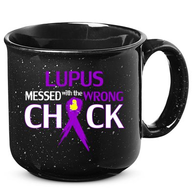 Lupus Messed With The Wrong Chick 15oz Campfire Ceramic Mug