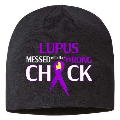 Lupus Messed With The Wrong Chick Sustainable Beanie