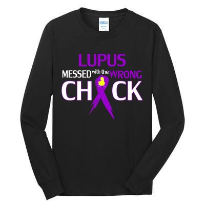 Lupus Messed With The Wrong Chick Tall Long Sleeve T-Shirt