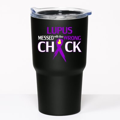 Lupus Messed With The Wrong Chick Tumbler